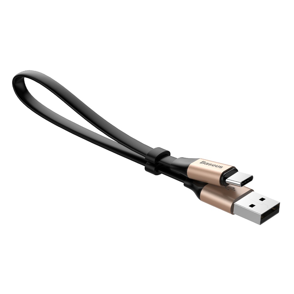 Cable USB Type-C 23cm Baseus Nimble - Cáp dây ngắn thuận tiện mang theo người và dùng cho Pin dự phòng