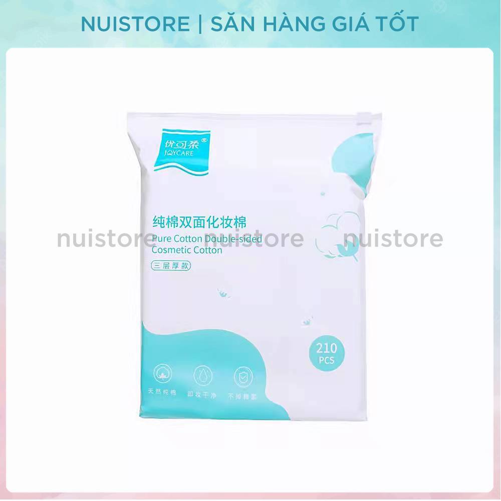 Bông Tẩy Trang Joycare 210 Miếng, Bông Tẩy Trang Nội Địa Trung