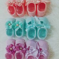 Sét 3 đôi tất nơ hài cho bé