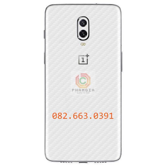 Miếng dán mặt lưng skin carbon Oneplus 6T