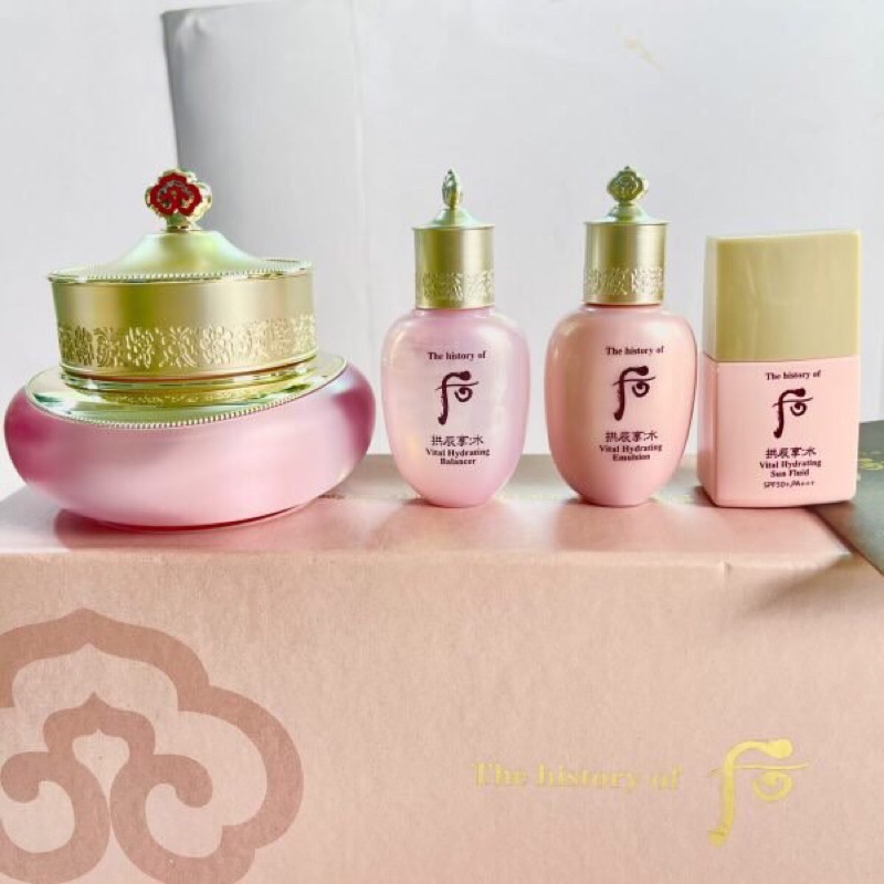 Set dưỡng cấp ẩm  Whoo GJH Soo Intensive Hydrating Cream set 4sp ᴘʜᴀɴᴅɪᴇᴍᴍʏ997 Ⓡ