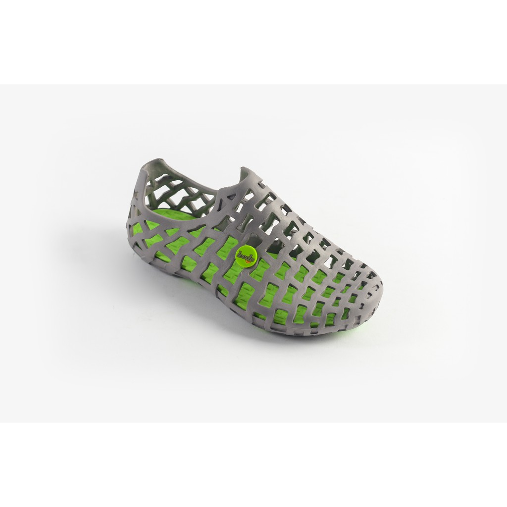 Giày nhựa đi mưa Nữ Leedo 101 Xám xanh lá