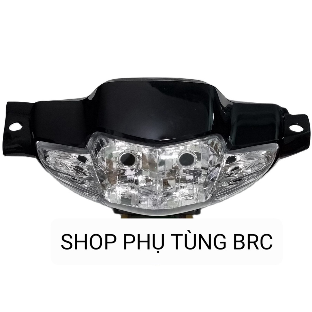 Bộ đầu đèn Wave 2 bóng dùng cho xe Wave nhỏ ZX, Wave A 2002 - 2005
