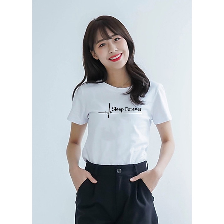 Áo thun in chữ SLEEP FOREVER thời trang TaLaMia mã S118