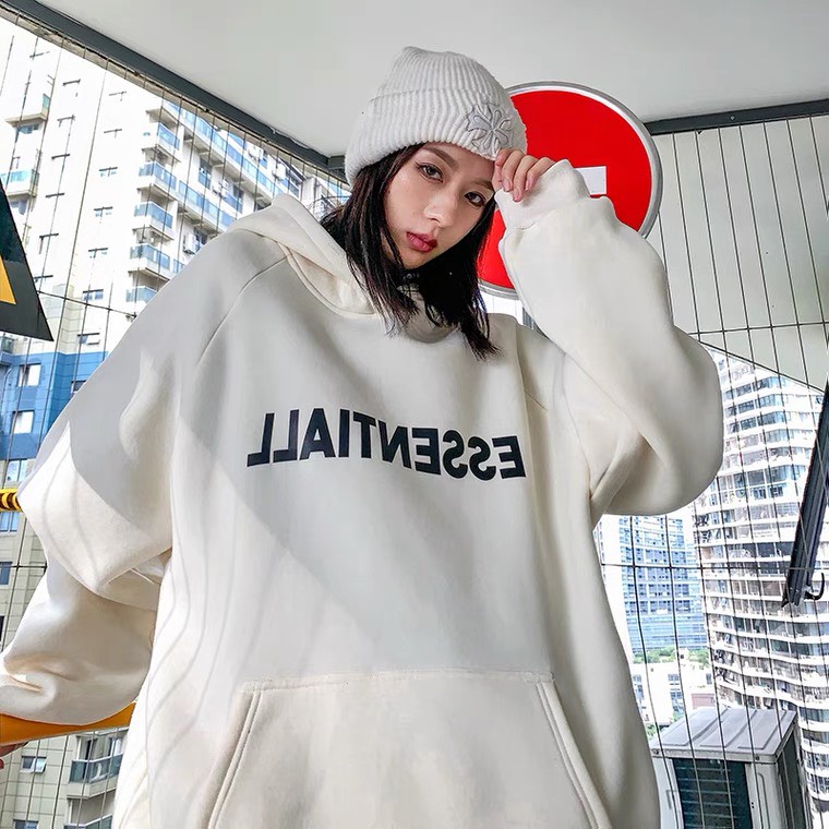 Áo Khoác Nỉ ESSENTIAL - Áo Hoodie Thời Trang Unisex Nam Nữ kiểu dáng thể thao Hottrend dễ phối đồ trẻ trung KNN33 | BigBuy360 - bigbuy360.vn