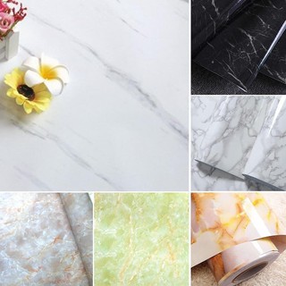 Giấy dán tường họa tiết vân đá hoa cương trang trí đa năng hoa lụa gương tròn hồ cá mini trang tranh đính đá phong cảnh