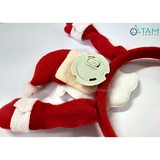 Cài tóc ông già Noel có đèn led TAN