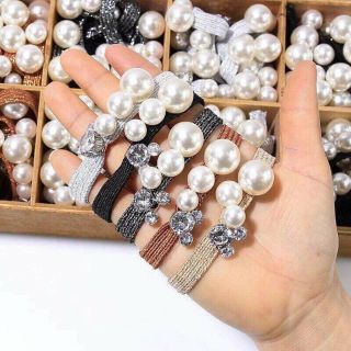 Cột tóc hình đá hột ngọc trai gía sỉ
