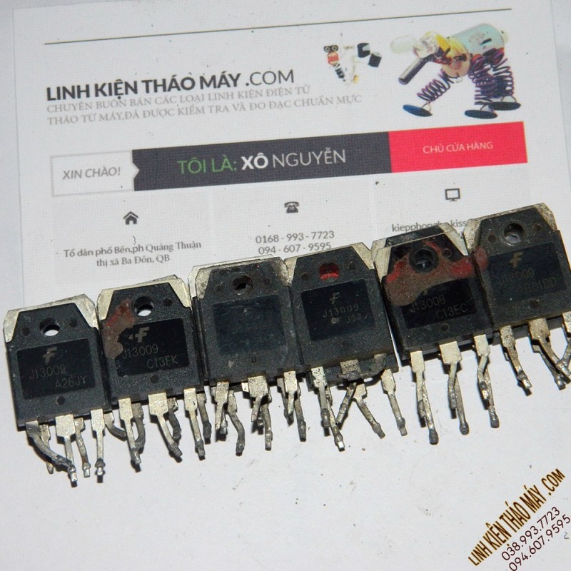 Transistor NPN J13009 - 700V - 12A - 100W