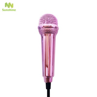 ♥♣♥ Mini Karaoke Condenser Wired 3.5mm Stereo Microphone Mic For Android Mobile Phone