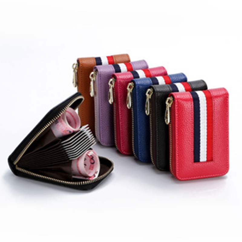 Ví Đựng Thẻ Tín Dụng Có Khóa Kéo Thời Trang