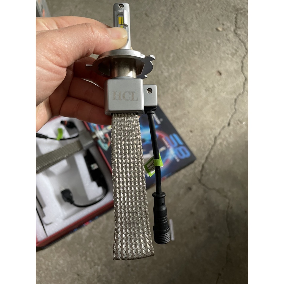 Đèn led s8 H4 H1 HCL 3 màu đèn pha xe oto