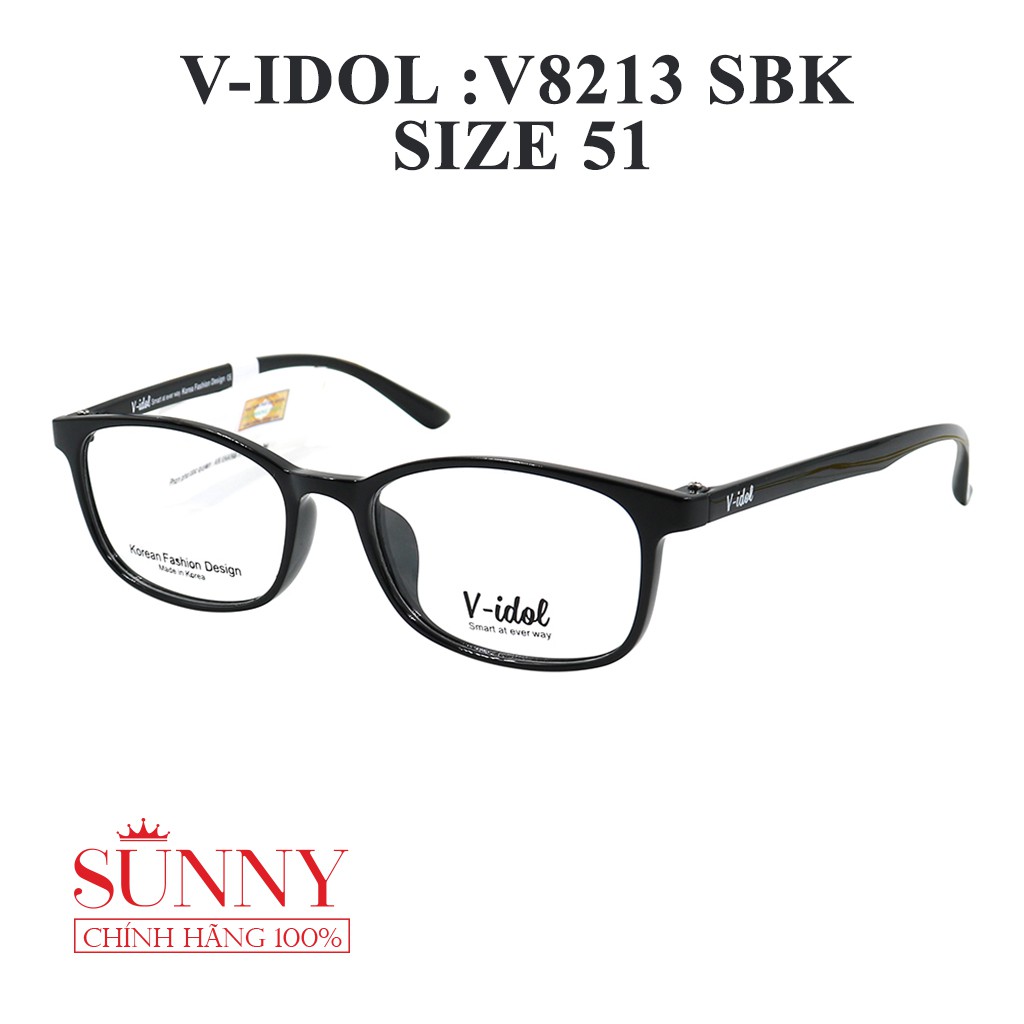 Gọng kính chính hãng V-idol V8213 màu sắc thời trang, thiết kế dễ đeo bảo vệ mắt