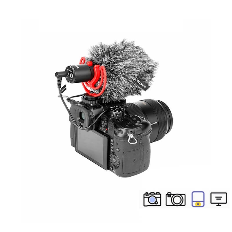 MIC ĐỊNH HƯỚNG BOYA BY-MM1+ CHO ĐIỆN THOẠI VÀ MÁY ẢNH
