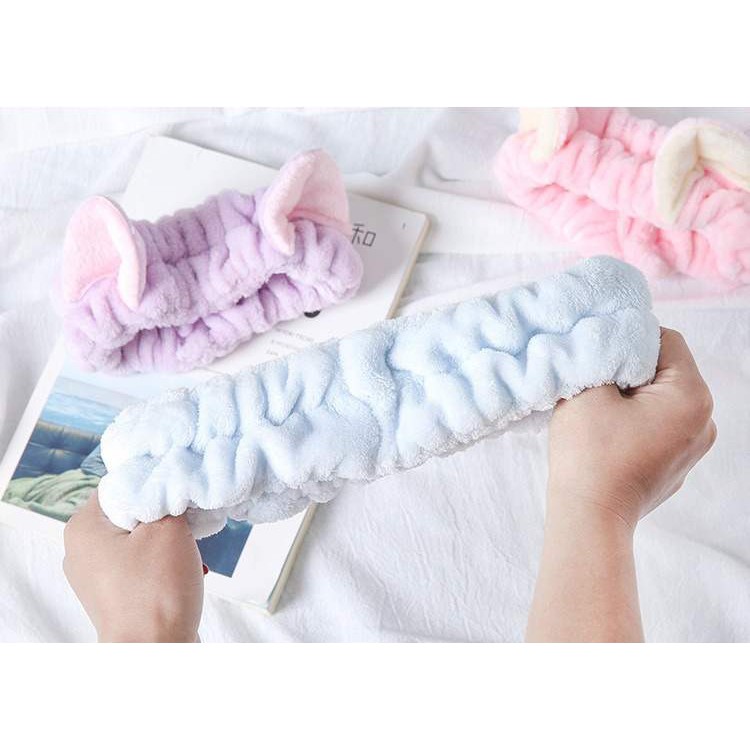 [RẺ VÔ ĐỊCH] Phụ kiện tóc băng đô turban tai mèo 3D dễ thương