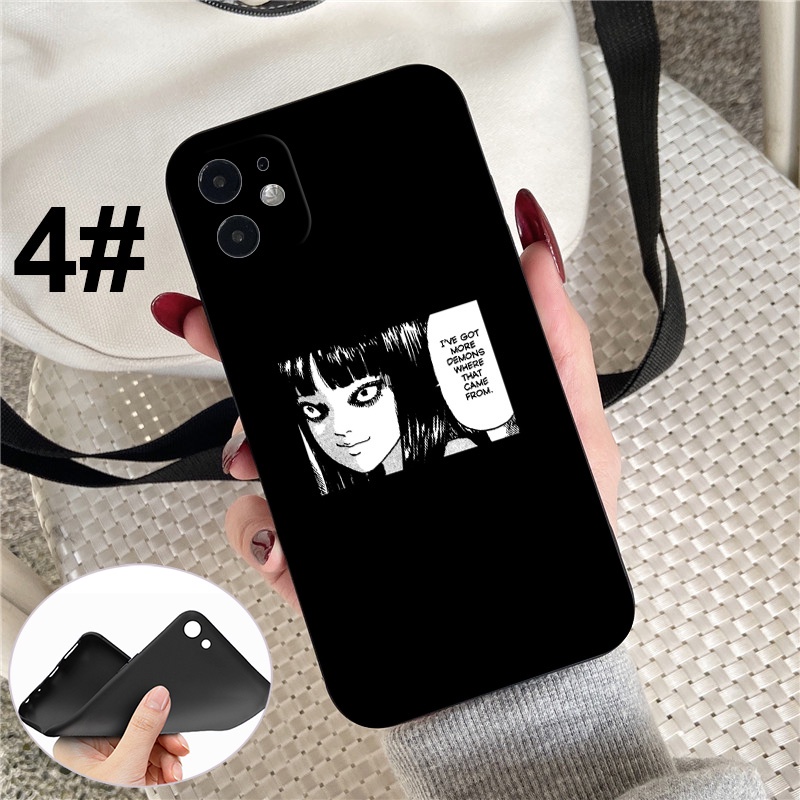 Ốp điện thoại mềm in hoạt hình kinh dị Junji Ito Tomie GR65 thích hợp cho iPhone 12 Mini 11 Pro Max 12mini