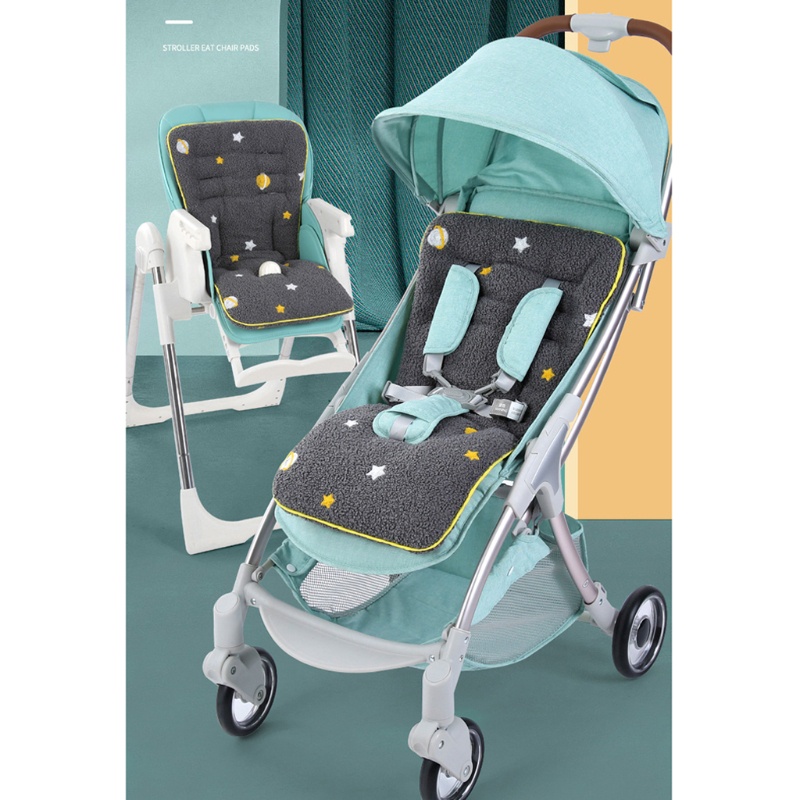 Vỏ Bọc Đệm Ghế Ngồi Xe Đẩy Em Bé Chất Liệu Cotton Dày Dặn Mềm Mại Tiện Dụng