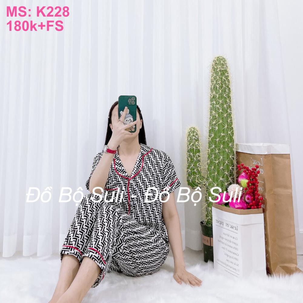 Đồ Mặc Nhà Dài Pijama Lụa Mango Cao Cấp Nhiều Kiểu Họa Tiết - Bền, Đẹp, Dễ Thương  ༷