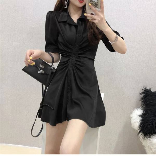 Đầm Chữ A Dáng Ôm Thời Trang Mùa Hè Hàn Quốc Dành Cho Nữ