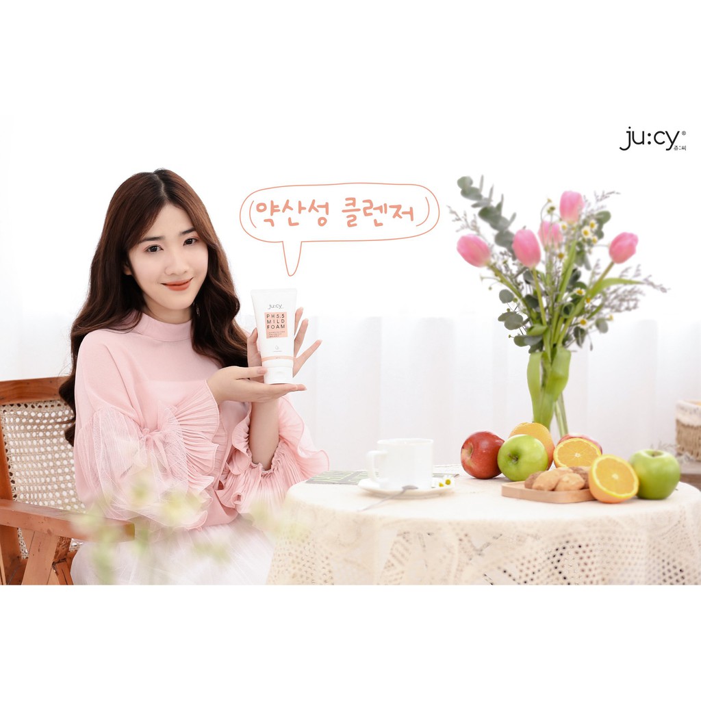 Sữa rửa mặt JU:CY  pH5.5 Mild Foam Hàn Quốc