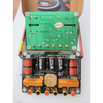 02 MẠCH PHÂN TẦN FULL ĐƠN - 1 BASS + 1 TRÉP  - SH 820L- BẢO VỆ TRÉP 750 - PHÂN TẦN CHỐNG CHÁY TREBLE