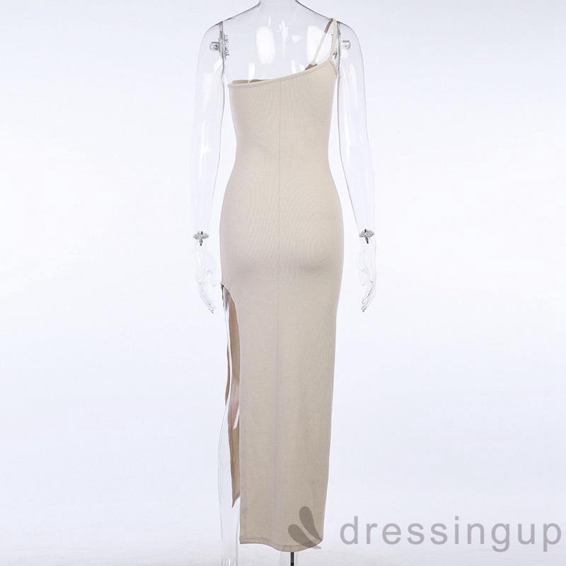 Đầm dáng ôm không tay xẻ tà quyến rũ dành cho nữ