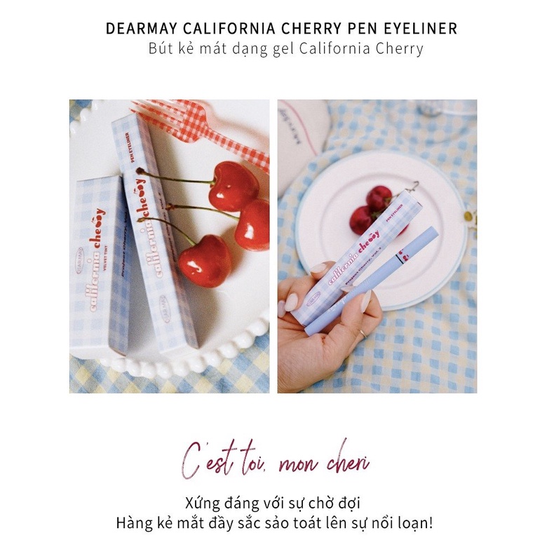 Bút Kẻ Mắt Nước Dearmay California Cherry Pen Eyeliner