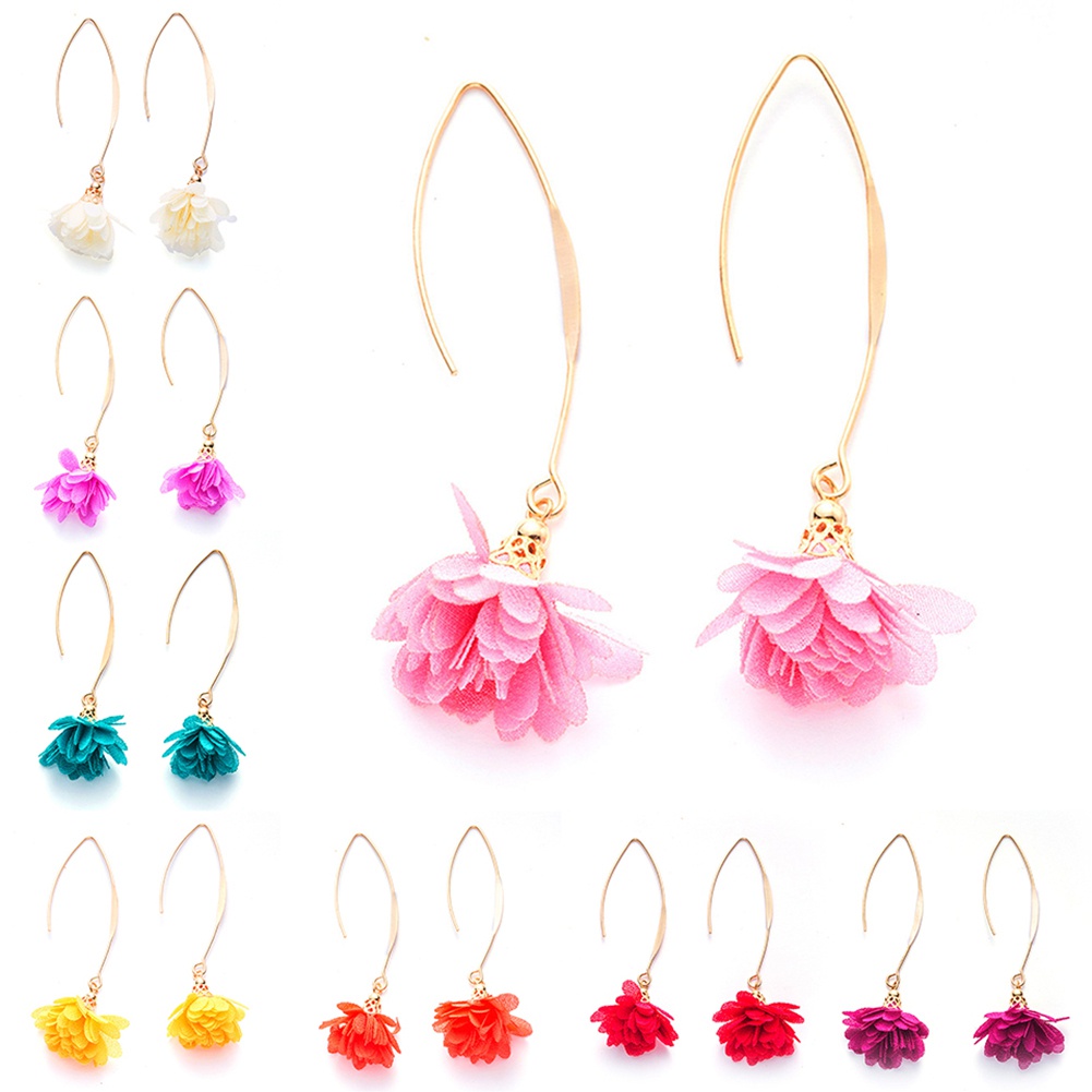 Đôi bông tai dáng dài phong cách vintage thời trang cho nữ