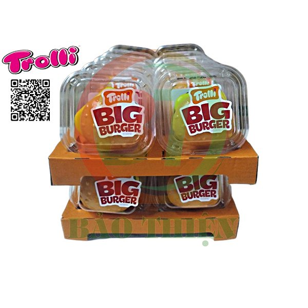Kẹo dẻo trolli burger 50g nhập khẩu Đức