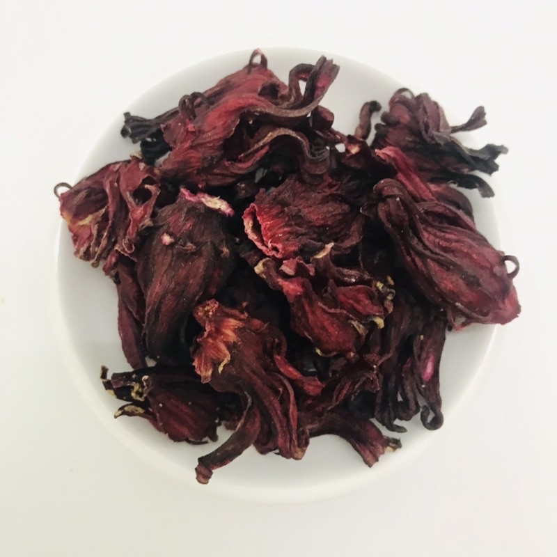 Trà atiso đỏ ( hoa hibiscus) khô nguyên bông túi 100g