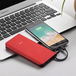 Pin sạc dự phòng Hoco J25 10000mAh Rất Thời Trang - Tích hợp đầu sạc Lightning/Micro USB/Type-C - BH 6 tháng