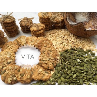 Ăn kiêng cookies yến mạch hạt bí 100g-200g-500g