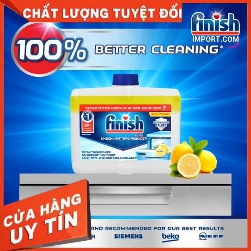 [CHÍNH HÃNG] Chai 250ml dung dịch vệ sinh sạch sâu cặn bẩn máy rửa chén Finish EU) – (Khuyên dùng 3 tháng 1 lần).