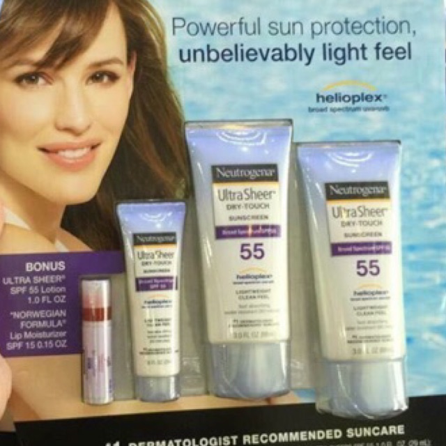 Kem chống nắng neutrogena spf 55