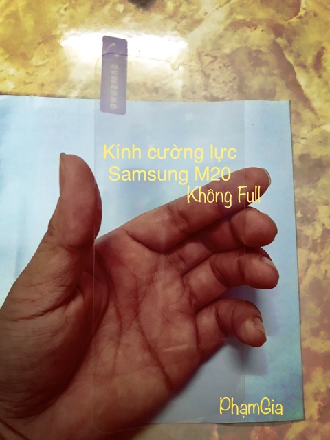 Kính cường lực samsung M20 full màn hình 9D
