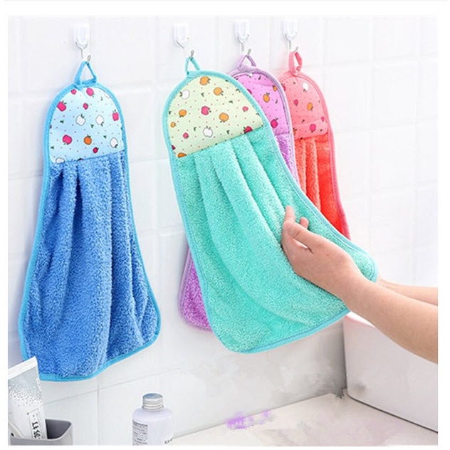 [HCM] Khăn lau nhà bếp có quai treo siêu thấm hút