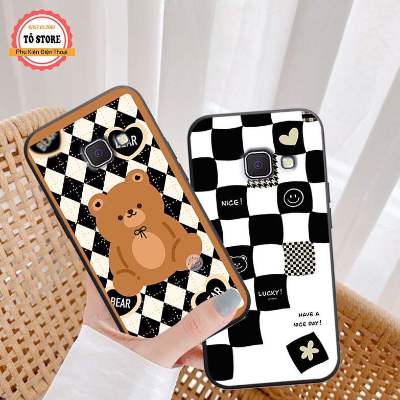 Ốp lưng Samsung Galaxy A9 Pro 2016 / C9 Pro in hình Gấu Be@r đáng yêu, ngộ nghĩnh , ốp lưng in hình sắc nét chống trầy