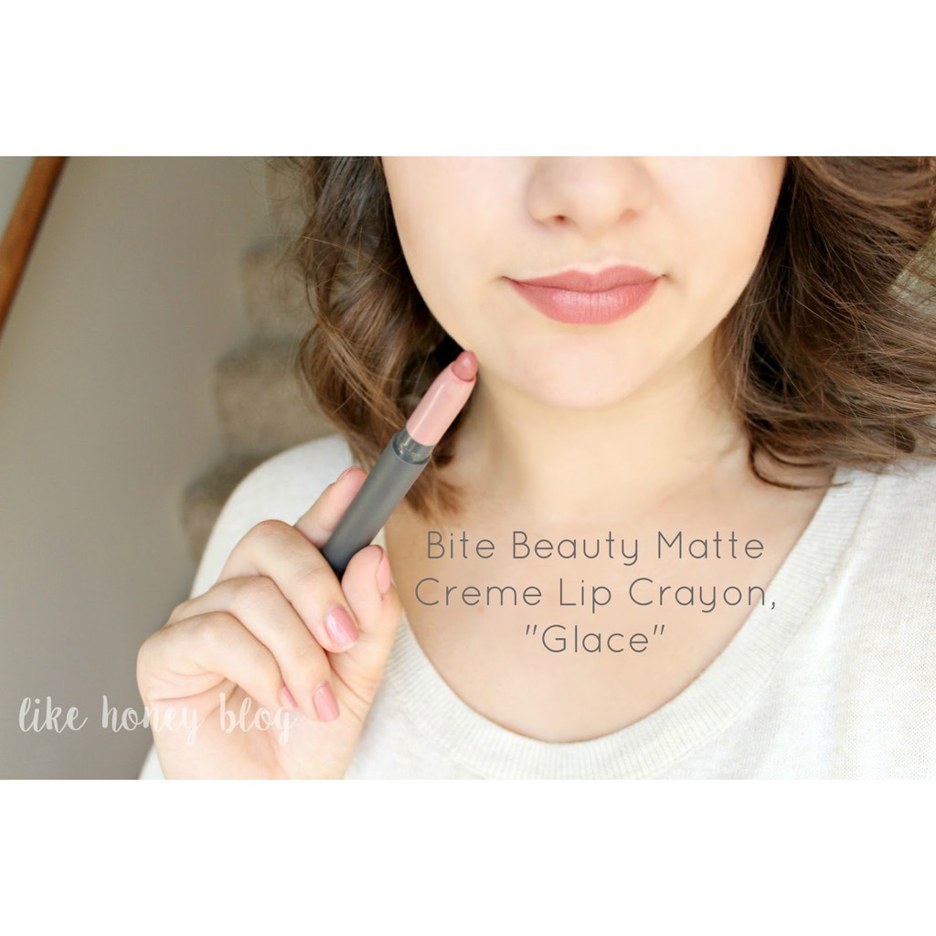 (Sẵn) Son Bút Chì Bite Beauty Matte Creme Lip Crayon Màu Glace