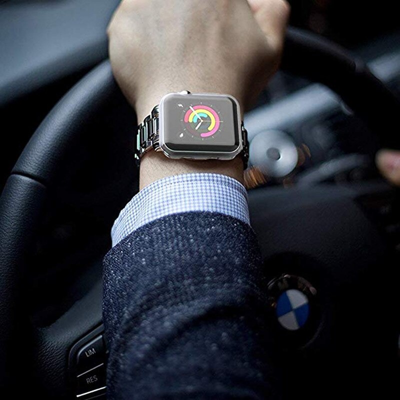 Ốp Bảo Vệ Đồng Hồ Apple Watch 7 6 SE 5 4 3 2 1 45mm 41mm 40mm 44mm 38mm 42mm