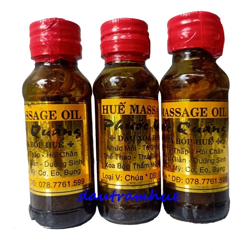 Dầu xoa bóp Huế 100ml chống đau nhức xương khớp cực tốt