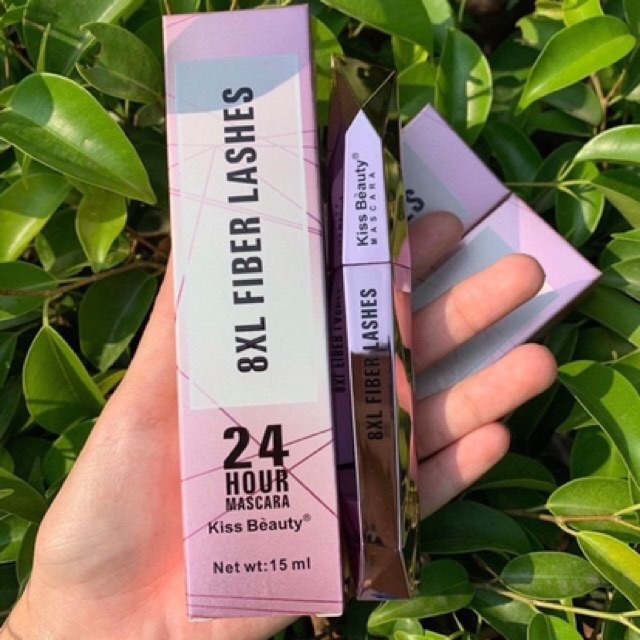 Chải Mascara vỏ hồng làm dày và dài mi của kiss beauty | BigBuy360 - bigbuy360.vn