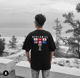 🌟 Áo Thun Tay Lỡ Cờ WordWide