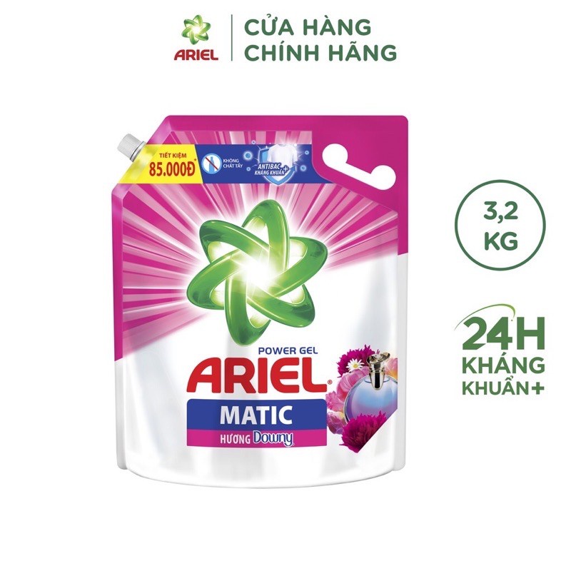 Nước Giặt Ariel Matic hương Downy 3,2kg