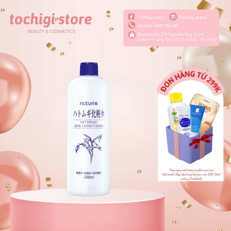 Nước hoa hồng Naturie Skin Conditioner Lotion Nhật Bản (No.1 Cosme)