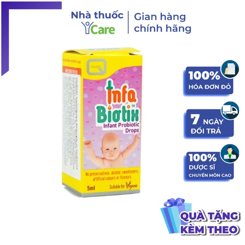 Men vi sinh Infa Biotix nhập khẩu từ Anh Quốc - hỗ trợ tăng cường tiêu hóa, tăng cường sức đề kháng