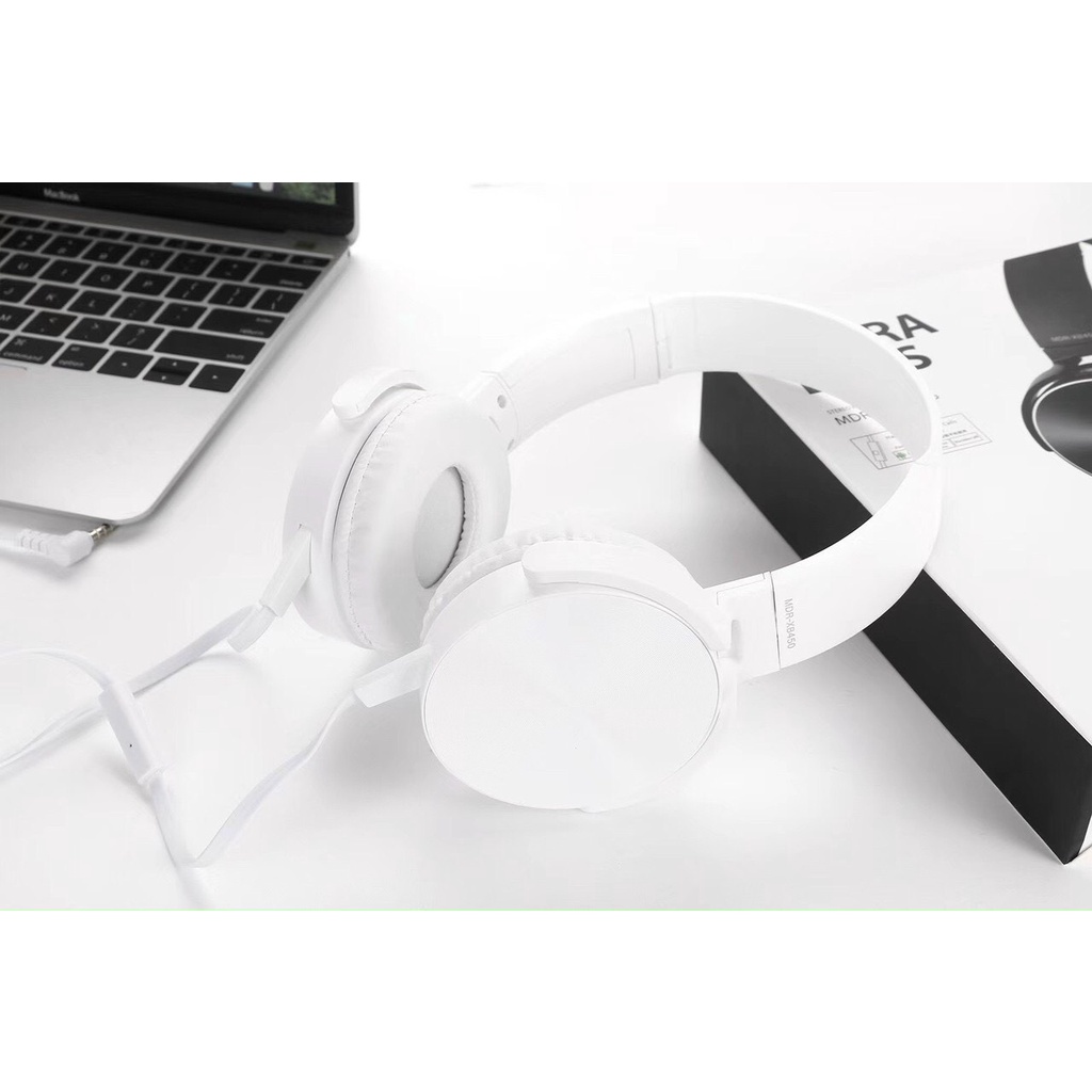 Tai nghe chụp EXTRA BASS MDR-XB450AP- thiết kế nhỏ gọn, nghe hay bass êm - BH 3 tháng