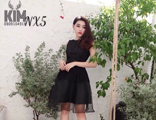 ĐẦM XOÈ REN QC (kèm hình thật)