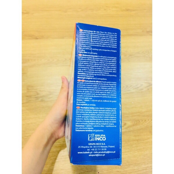 Viên Rửa Bát Ludwik Classic Không Chứa Photphat 25 viên