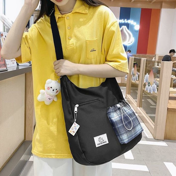 Túi đeo vai ENVIROSAX vải canvas cỡ lớn thiết kế dễ thương cho nữ