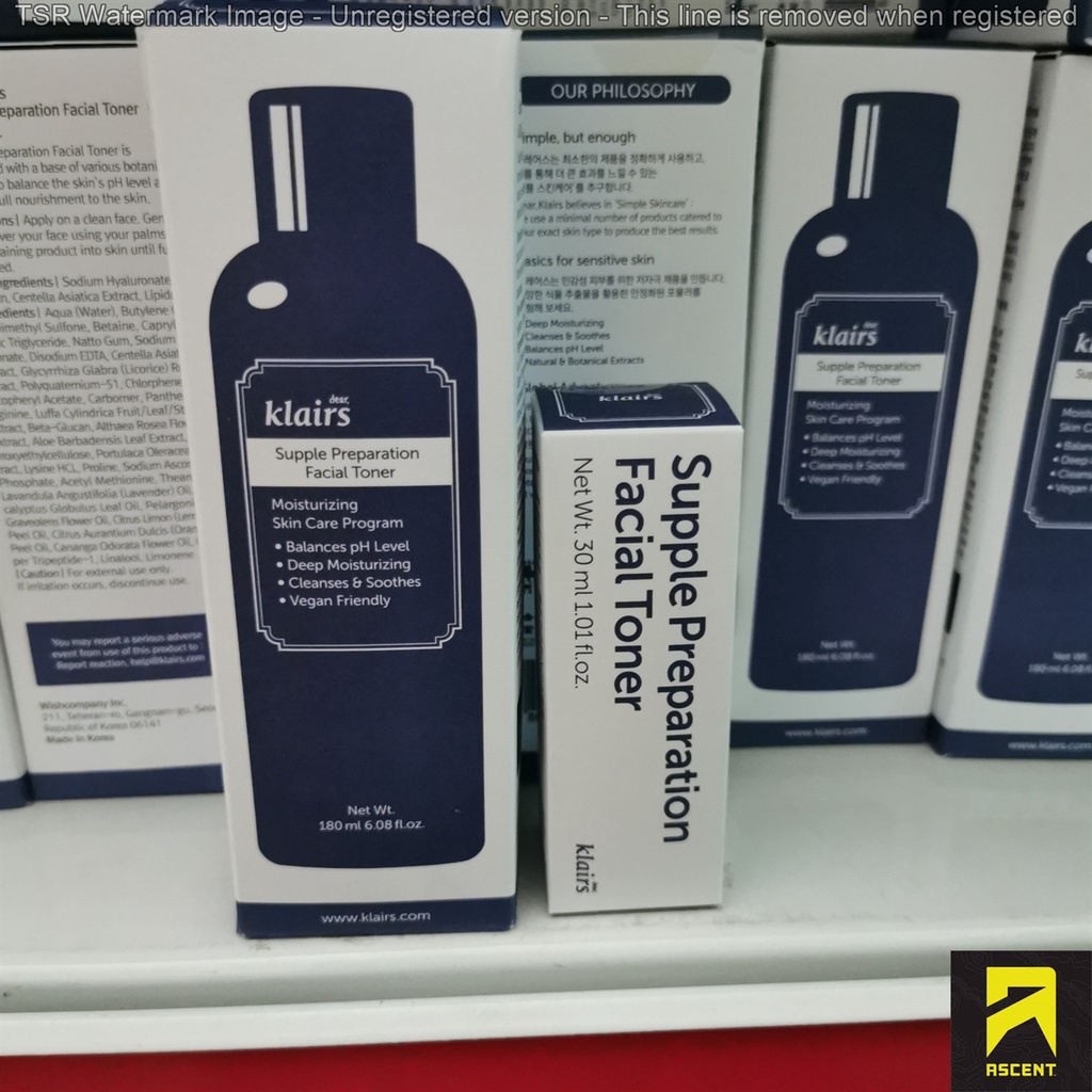 Nước hoa hồng Klairs Supple Preparation Facial Toner có mùi